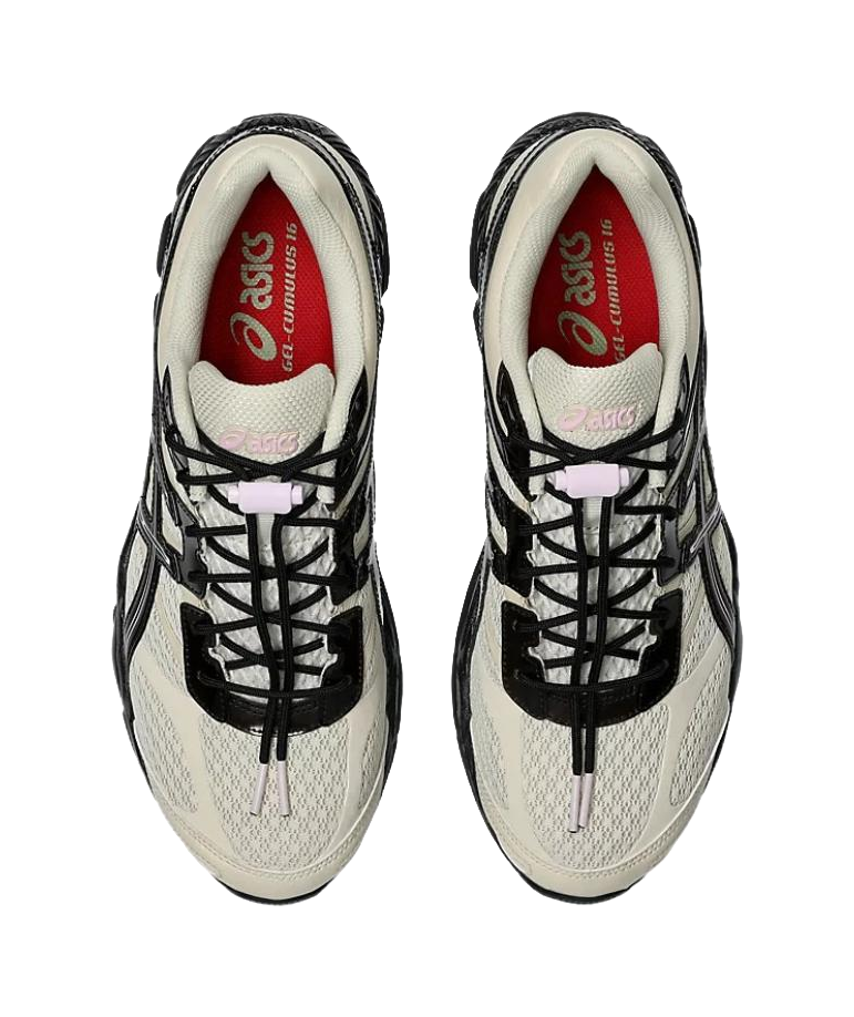 FINESSE x ASICS Gel Cumulus 16 Running Shoes Unisex White Black  vjsneaker.com