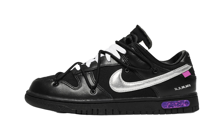 Nike Dunk Low Off-White Lot 50  vjsneaker.com