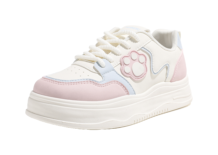 HUANQIU Anti Slip And Wear Resistant Height Increasing Low Top Skateboard Shoes Women's 