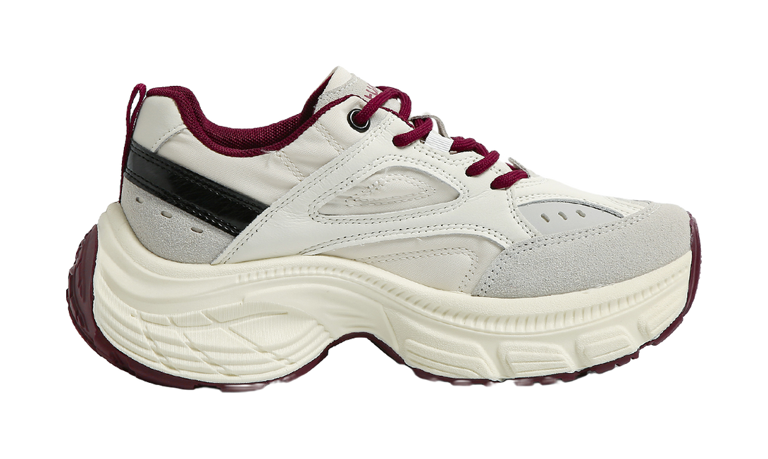 HUANQIU Cushioning, Slip Resistant, Abrasion Resistant, Height Increasing Low top Chunky Sneakers Women's 