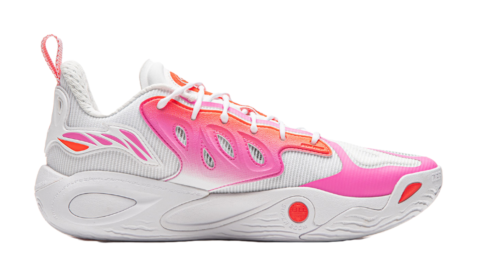 Li-Ning BadFive Sniper 2 Super "Endless Sunset" ABFW013-5 - Outdoor Basketball Shoe Unisex White Red Pink