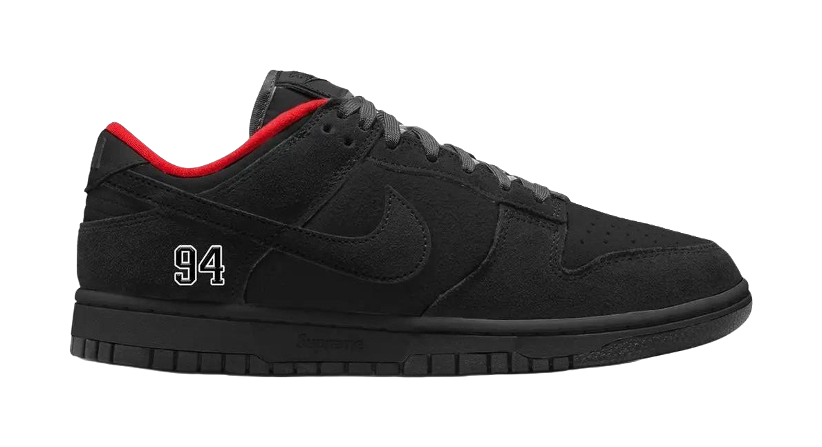 Nike Sb Dunk Low Supreme 94 Black  vjsneaker.com