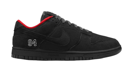 Nike Sb Dunk Low Supreme 94 Black  vjsneaker.com