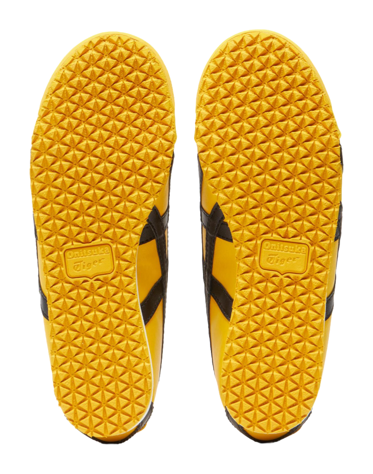 Onitsuka Tiger MEXICO 66 Anti-Slip Wear-Resistant Low-Top Kids Lifestyle Shoes Yellow Black Kids  VJSNEAKER