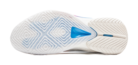 LiNing Speed 10 Cushioning, Wear Resistant Low Top Basketball Shoes Mens White Pink Blue  VJSNEAKER