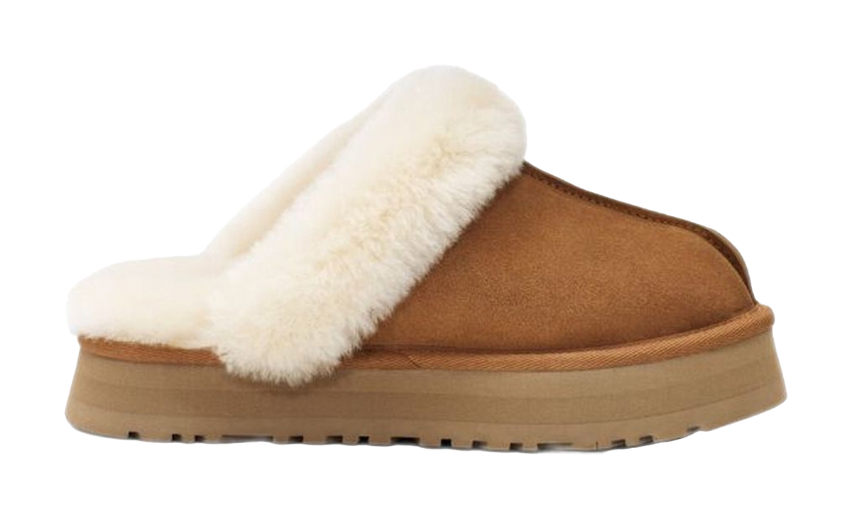 UGG Disquette Slippers Chestnut Womens  vjsneaker.com