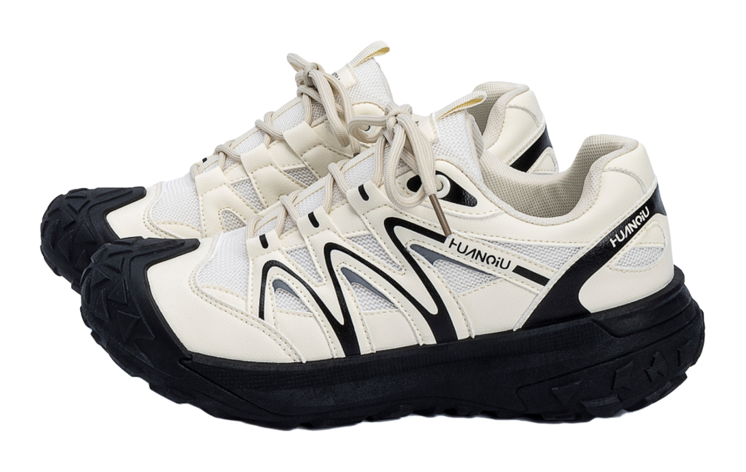 HUANQIU Abrasion Resistant, Breathable, Lightweight Low Top Chunky Sneakers Men's 