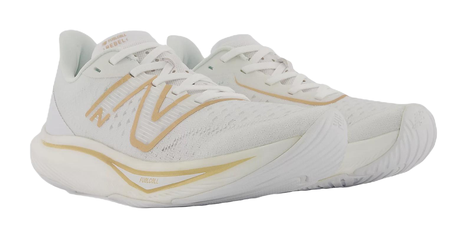 FuelCell Rebel Wmns New Balance v3 White Gold Metallic Womens  vjsneaker.com