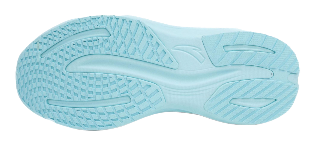 Anta Cloud Trail Cushioning Slip Resistant Coverage Low Top Casual Running Shoes Women's White Blue 