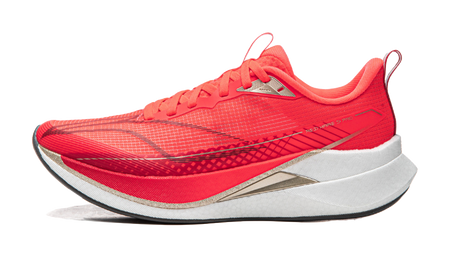 Li-Ning Red Hare 9 PRO "Fluorescent Red" ARPW002-34 - Running Shoe Unisex Red Gold