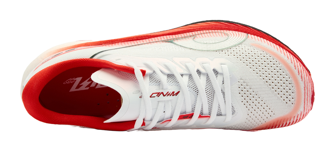 QIAODAN Strong Wind 3.0 PRO Running Shoes Men's Low top White Red 