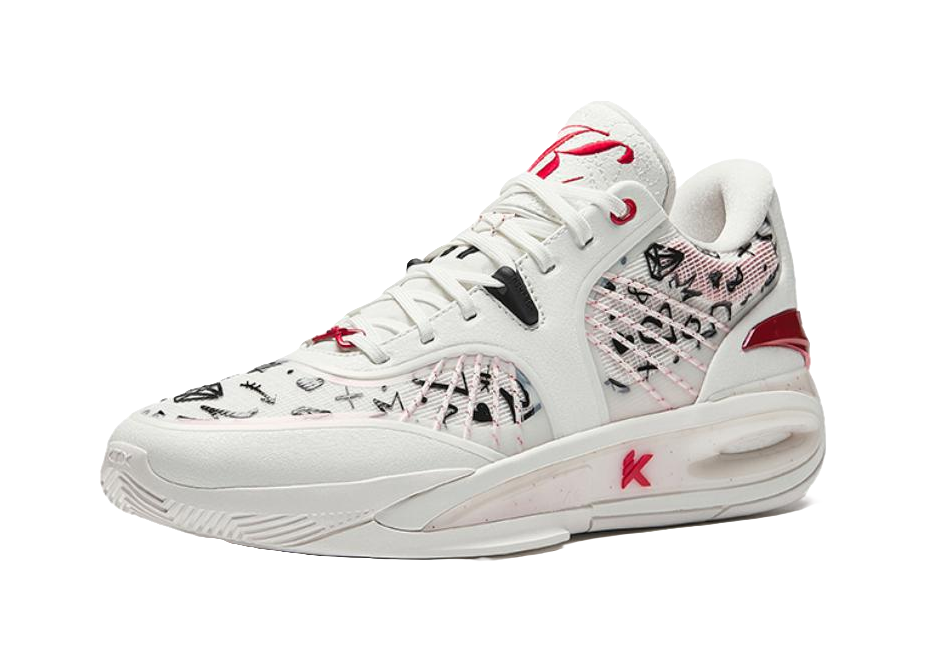 ANTA Klay Thompson KT10 "White Red" 112511101-1 - Basketball Shoe Unisex White