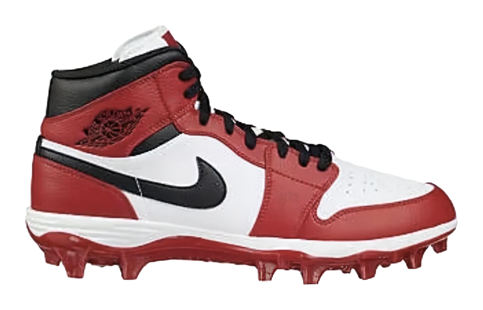 Jordan 1 Mid Td Cleat Chicago 2023  vjsneaker.com