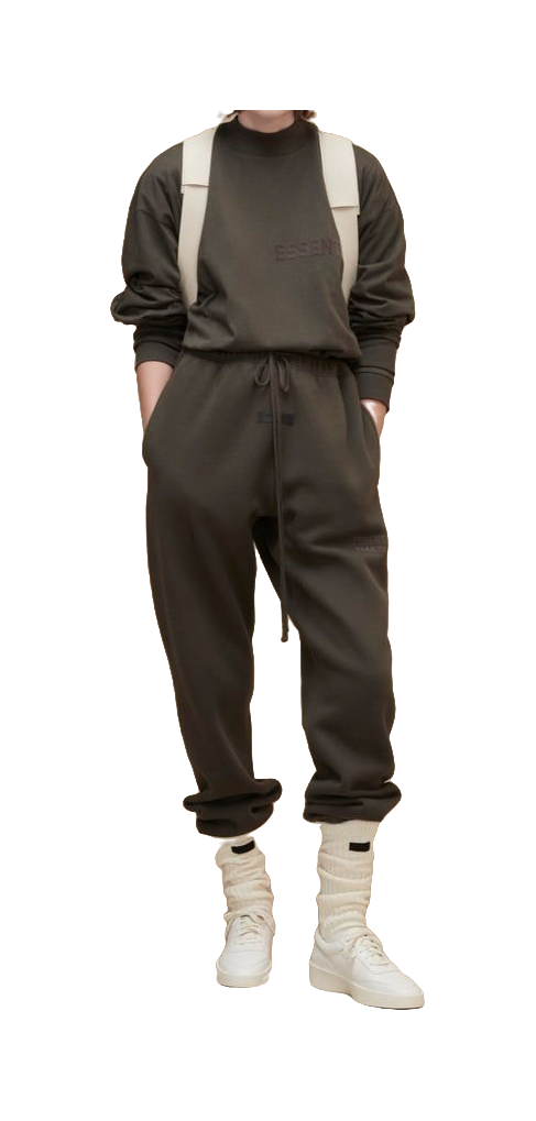 Fear Of God Essentials Knitted Sweatpants Unisex Gray Black  vjsneaker.com