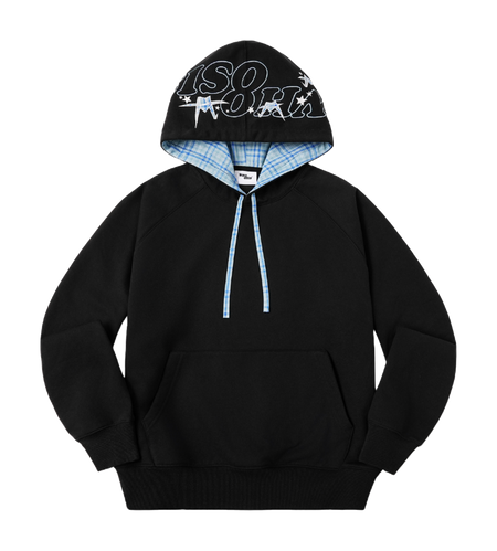 WHOOSIS Thousand Paper Crane Splicing Grid Casual Loose Plush Versatile Campus Hoodie Hoodie Sweatshirt Unisex  vjsneaker.com