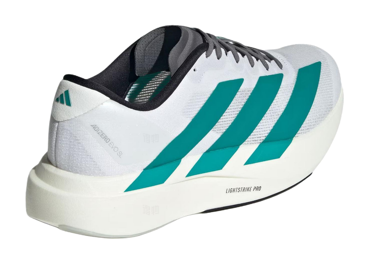Adidas Adizero Evo Sl White Pure Teal  vjsneaker.com