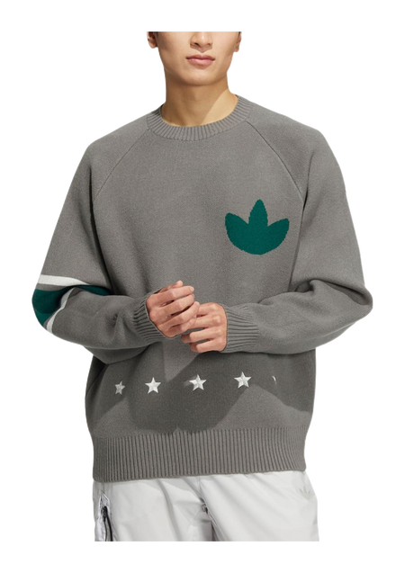 Adidas Originals MC Sweatshirt Mens Gray  vjsneaker.com