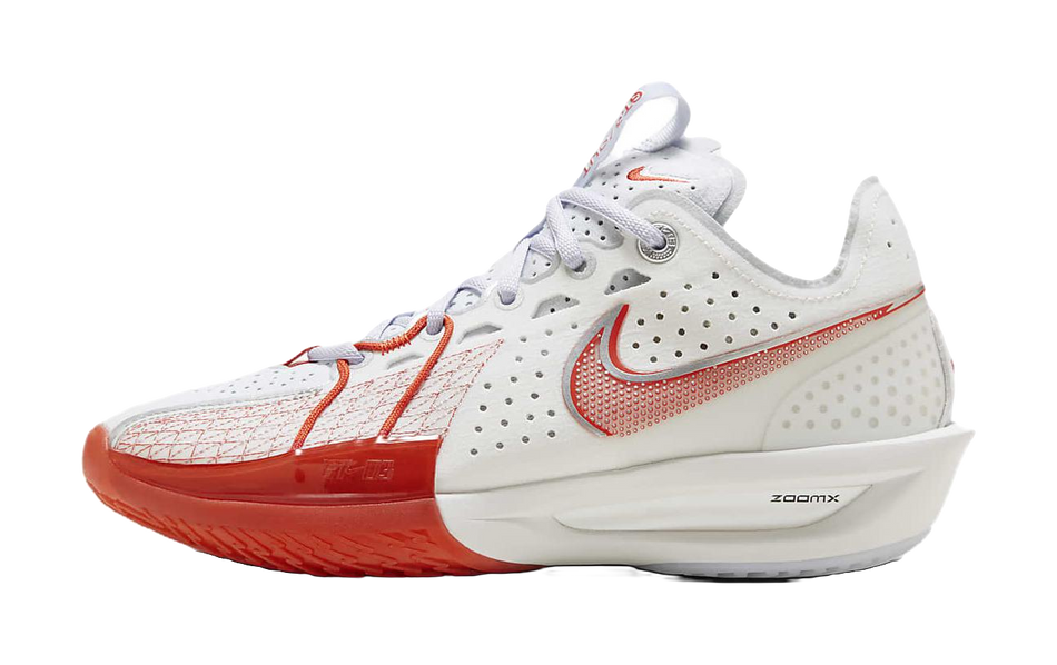 Nike Air Zoom GT Cut 3 EP White Picante Red  VJSNEAKER