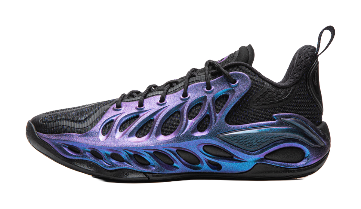 Li-Ning BadFive Sniper 2 Super "Purple Lightning Flash" ABFW013-6 - Outdoor Basketball Shoe Unisex Black Purple