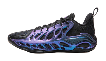 Li-Ning BadFive Sniper 2 Super "Purple Lightning Flash" ABFW013-6 - Outdoor Basketball Shoe Unisex Black Purple