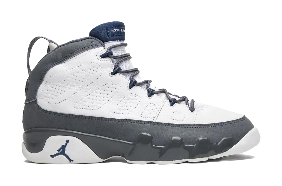 Jordan Air Jordan 9 Grip High top Basketball Shoes Mens Gray White 2026  vjsneaker.com