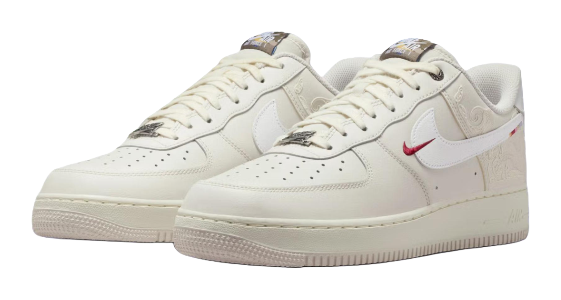 Nike Air Force 1 Breathable Low top Skateboard Shoes Mens White  vjsneaker.com