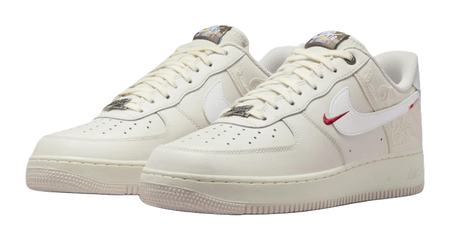 Nike Air Force 1 Breathable Low top Skateboard Shoes Mens White  vjsneaker.com