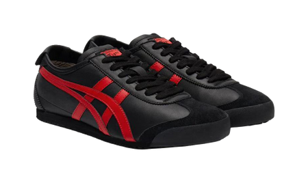 Onitsuka Tiger Mexico 66 Black Classic Red  vjsneaker.com