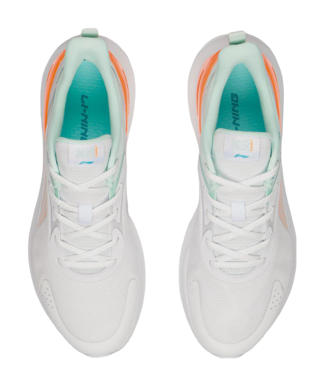 LiNing YueYing Element Shock Absorbers Slip Resistant Abrasion Resistant Low top Running Shoes Men's White 