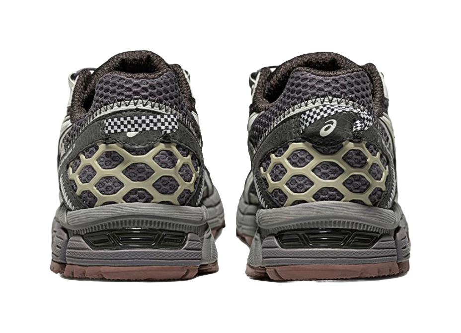 ASICS Gel Kahana 8 FL Abrasion Resistant Breathable Rebound Low top Trail Running Shoes Womens Gray Silver  vjsneaker.com