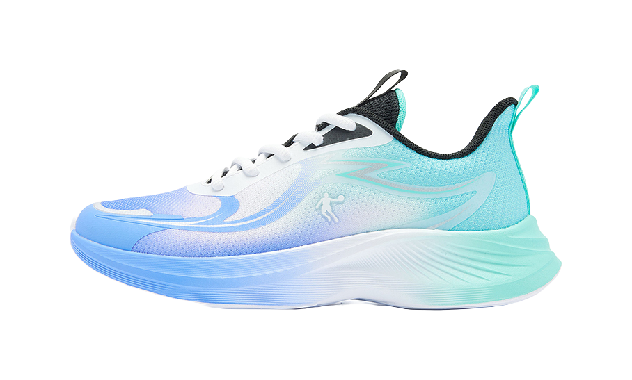 QIAODAN Light Speed 1.0 Low top Kids' Running Shoes Light Blue Teenagers 