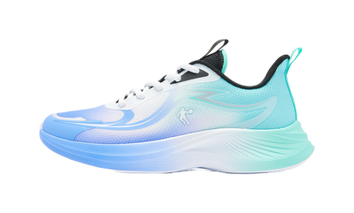 QIAODAN Light Speed 1.0 Low top Kids' Running Shoes Light Blue Teenagers 