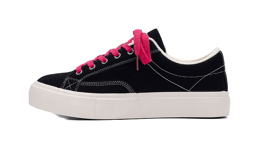 HUANQIU Men's Low-Top Skateboard Canvas Shoes - Height Increase Lightweight & Durable Design 