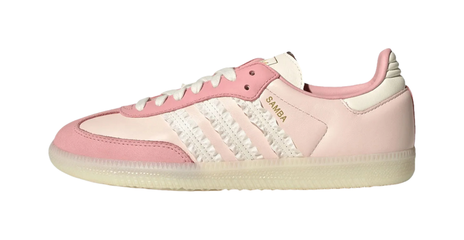 Adidas Wmns Samba Ruffle Stripes Pack - Wonder Mauve Womens  vjsneaker.com