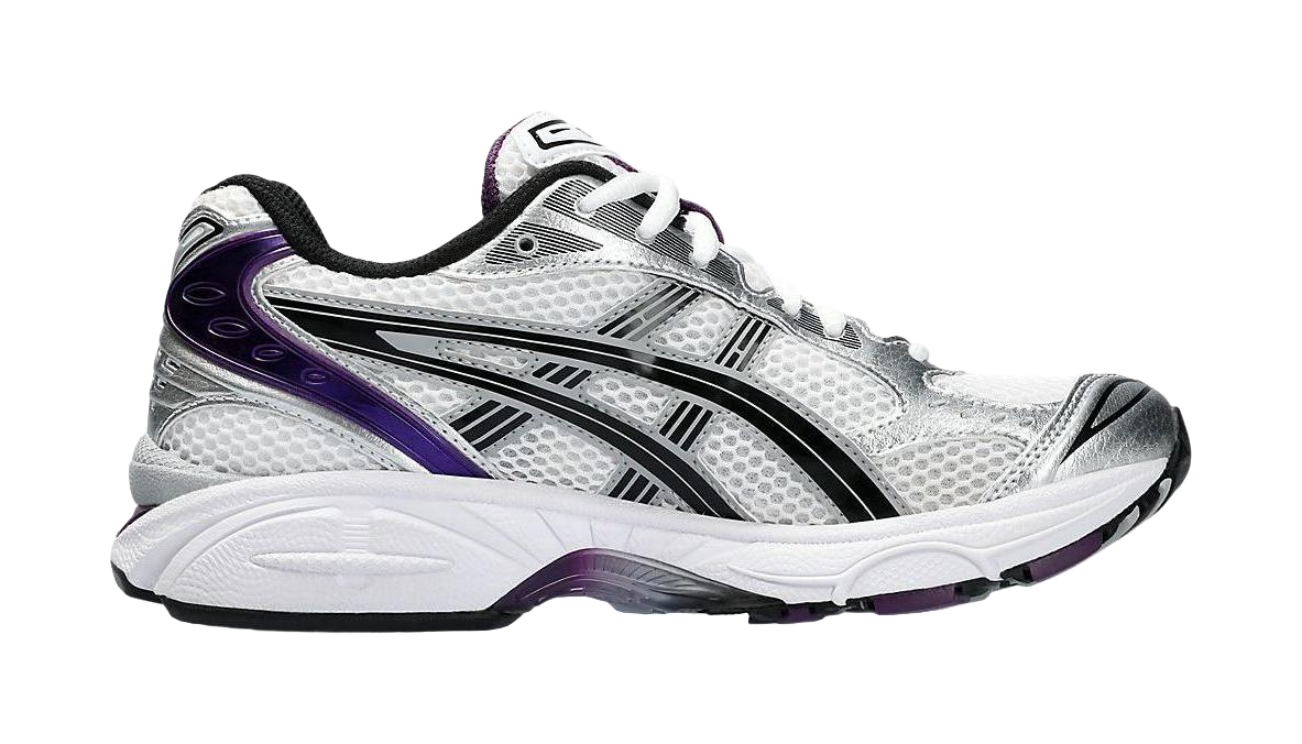 ASICS Gel Kayano 14 White Dark Grape Womens  vjsneaker.com