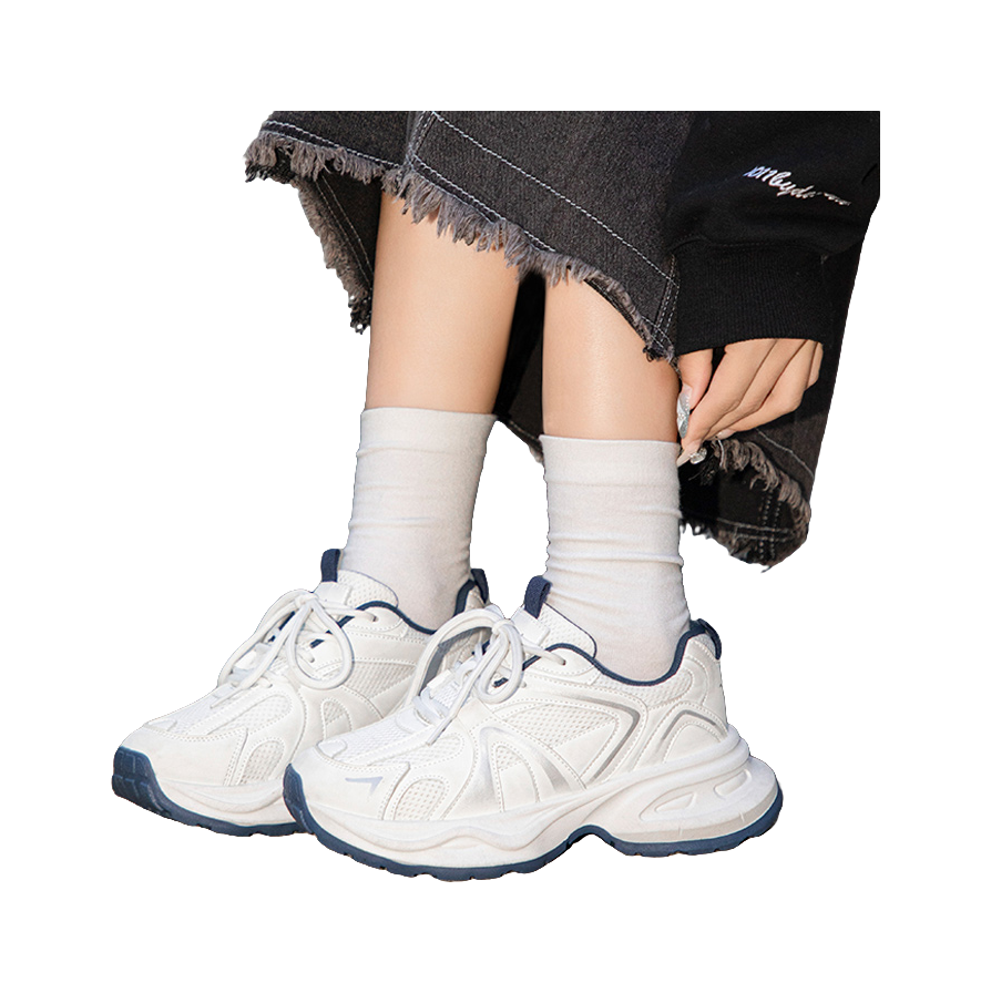 TUOPIN Abrasion Resistant, Breathable, Lightweight, Height Increasing Low top Chunky Sneakers Unisex 