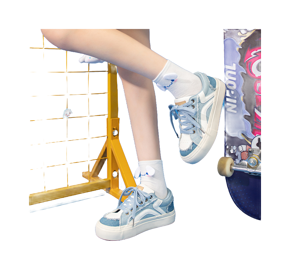 TUOPIN Pie Shoes Dopamine Pair, Couple's Skateboard Shoes Unisex 