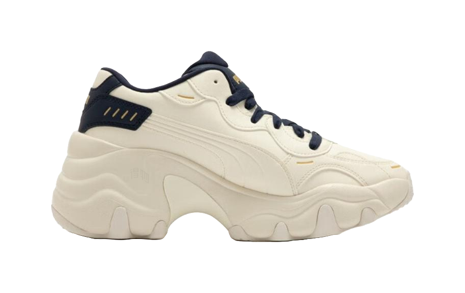 Puma Pulsar Wedge Beige Black Womens  vjsneaker.com