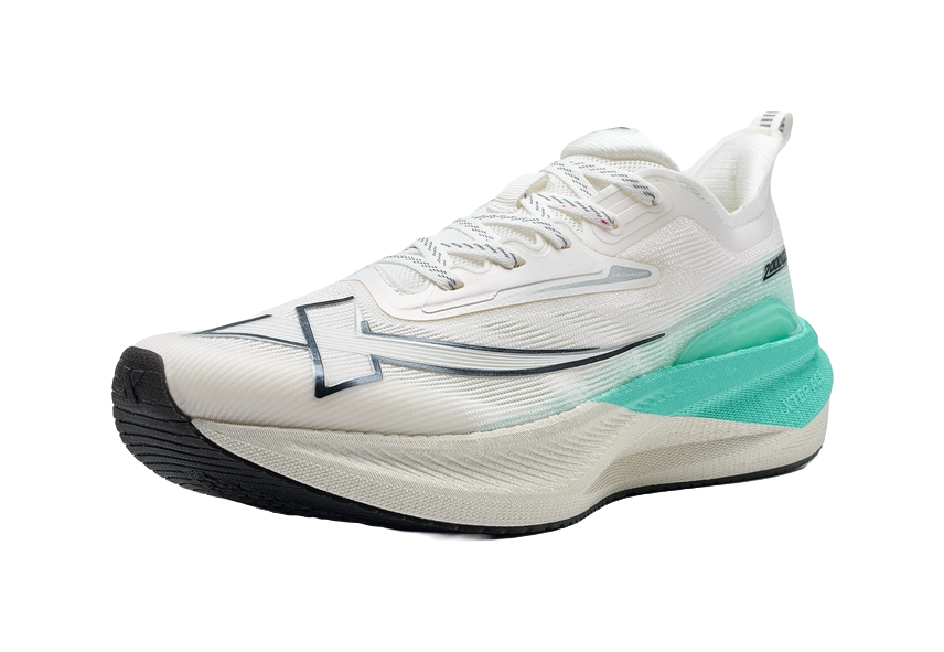 XTEP Two Thousand Kilometers 2.0 Anti Slip Wear Resistant Low Top Running Shoes Women's Sail White 