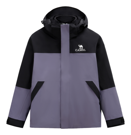 CAMEL Hiking Outdoor Adventure Waterproof, Windproof, Breathable, Abrasion Resistant, Thermal Windbreaker Jacket Unisex  vjsneaker.com