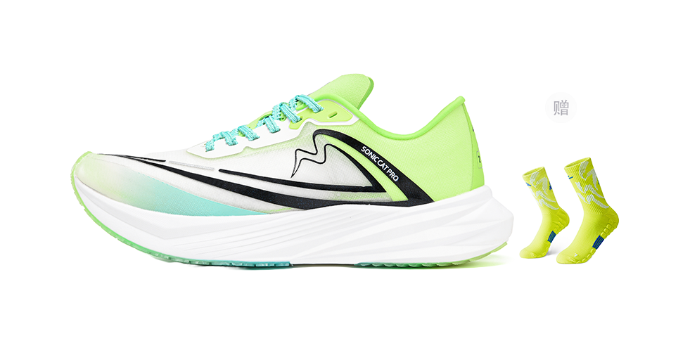 Sonic Cat Reverse Heaven PRO 1.5 Running Shoes Unisex Low top Green 