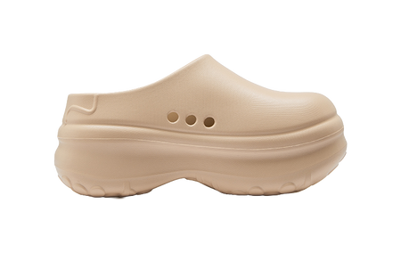 CAMEL Camel EVA Odor proof Simple and Versatile Chef Shoes Comfortable and Breathable for Stepping on Shit, Lazy People with One Step Stepping on Home Outerwear Dragging Thick Bottom Height Increased by 6cm Baotou Slippers for Women  vjsneaker.com