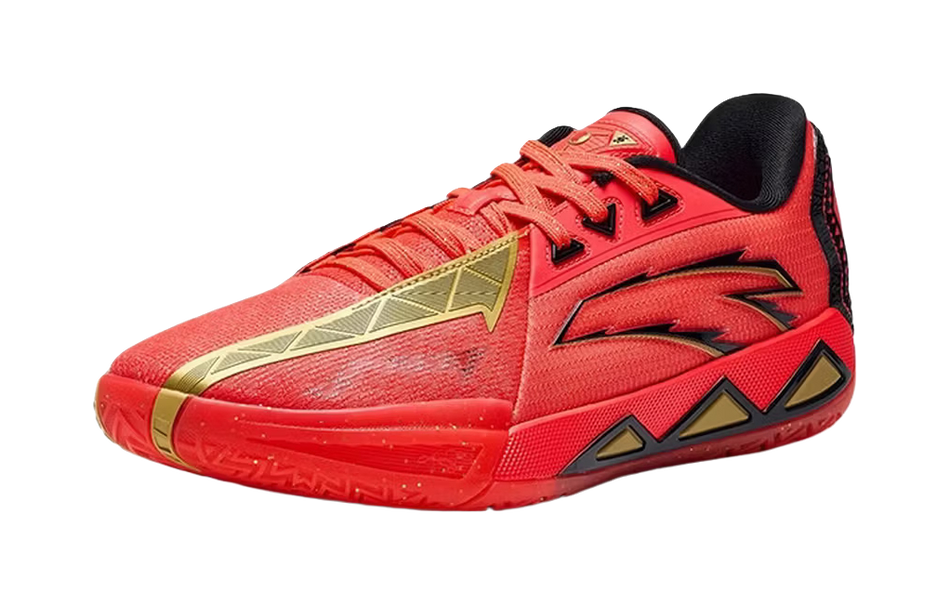 ANTA KAI Speed 3 "Neon Bright Red/Basic Black" 112641121-6 - Low Basketball Shoe Unisex Red