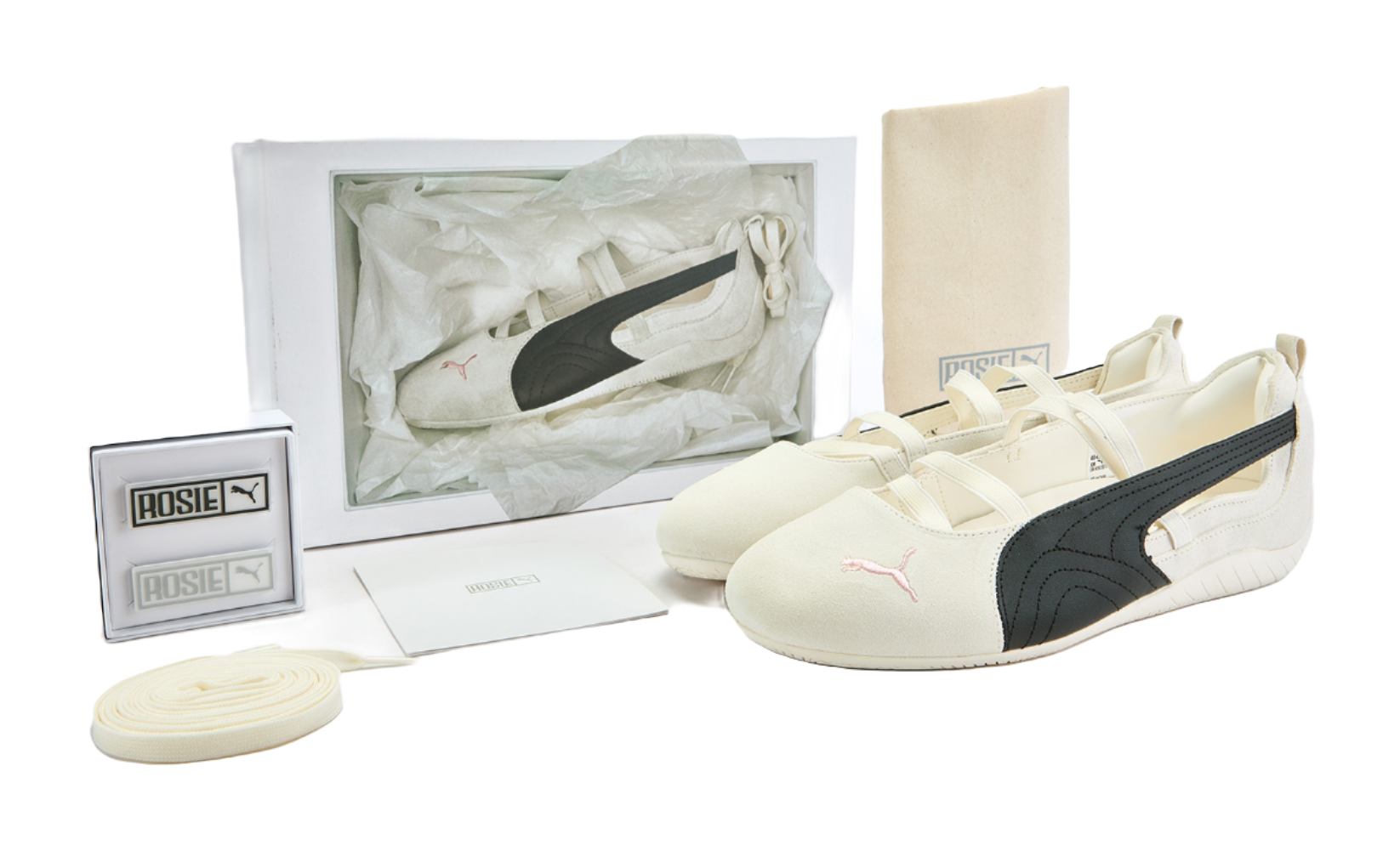ROSÉ x PUMA Speedcat Casual Shoes Womens Black White  vjsneaker.com