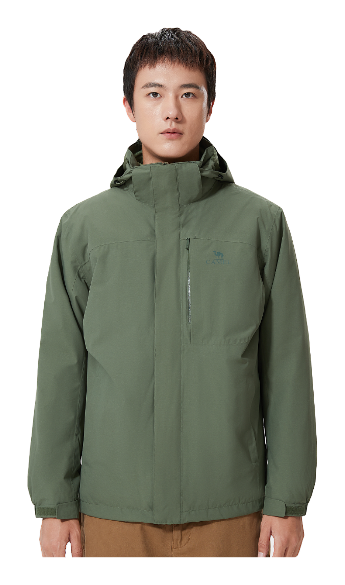 CAMEL All weather Windbreaker Jacket Mens  vjsneaker.com