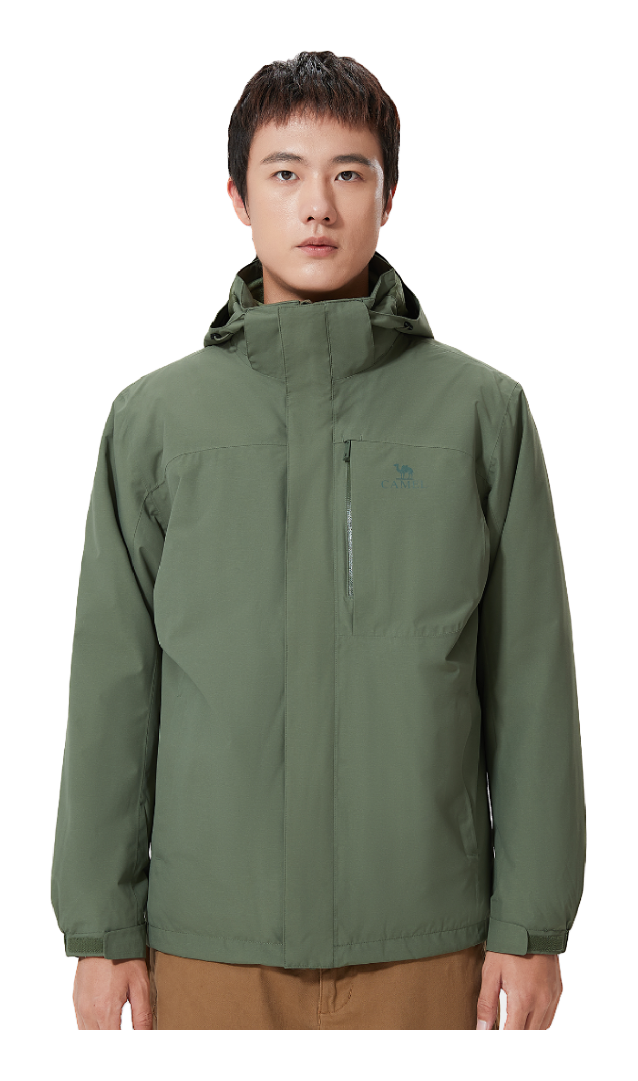 CAMEL All weather Windbreaker Jacket Mens  vjsneaker.com