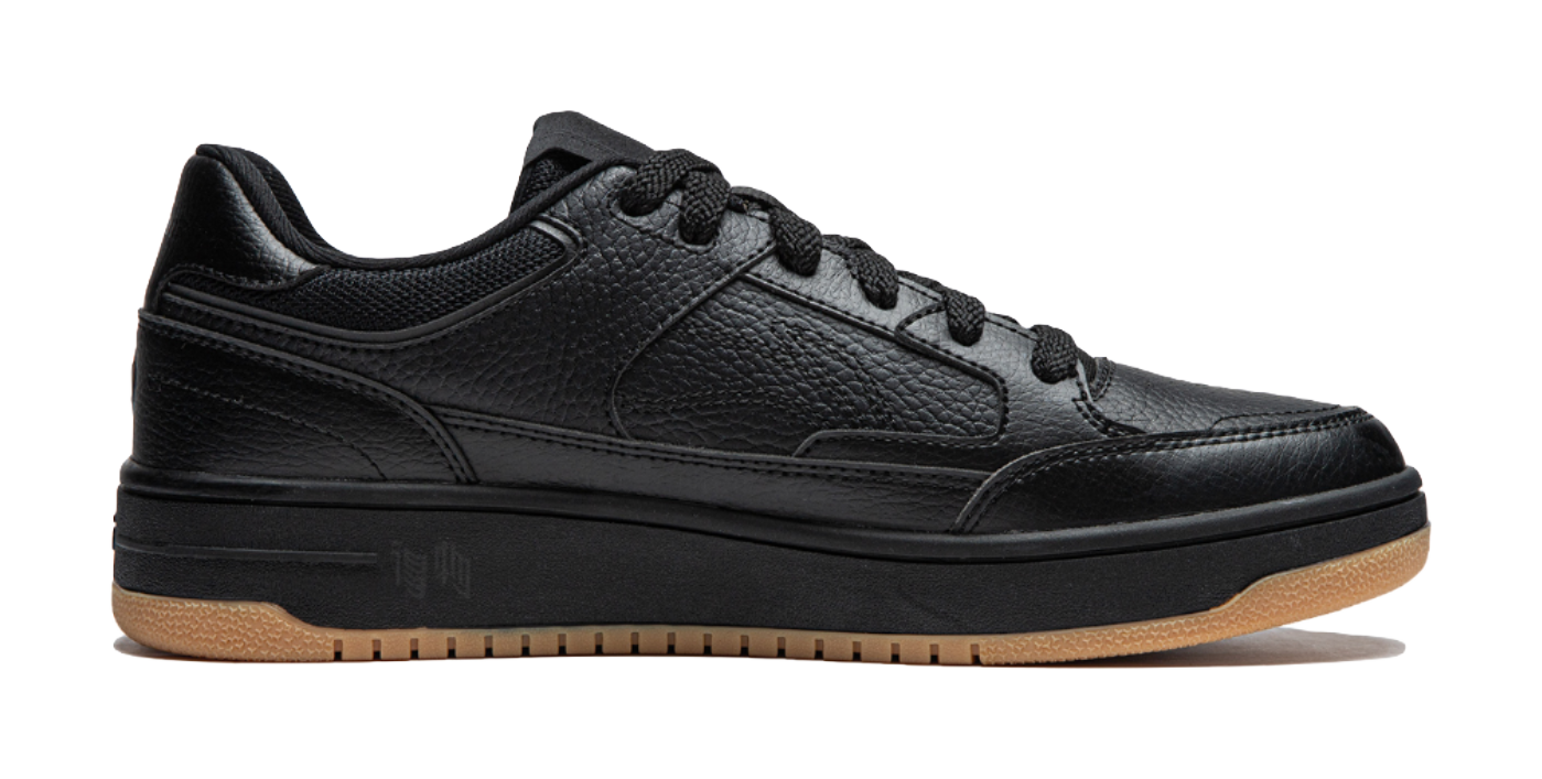 Li Ning Tianji Slip Resistant Abrasion Resistant Skateboard Shoes Mens Black  VJSNEAKER