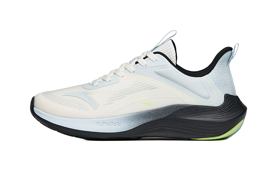 Anta DuCi1 Slip Resistant, Abrasion Resistant, Breathable Low top Running Shoes Men's White Blue 