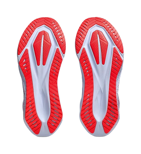 ASICS NOVABLAST 5 Cushioning Breathable Support Casual Long Distance Running Sprint Running Shoes Mens White Purple  vjsneaker.com