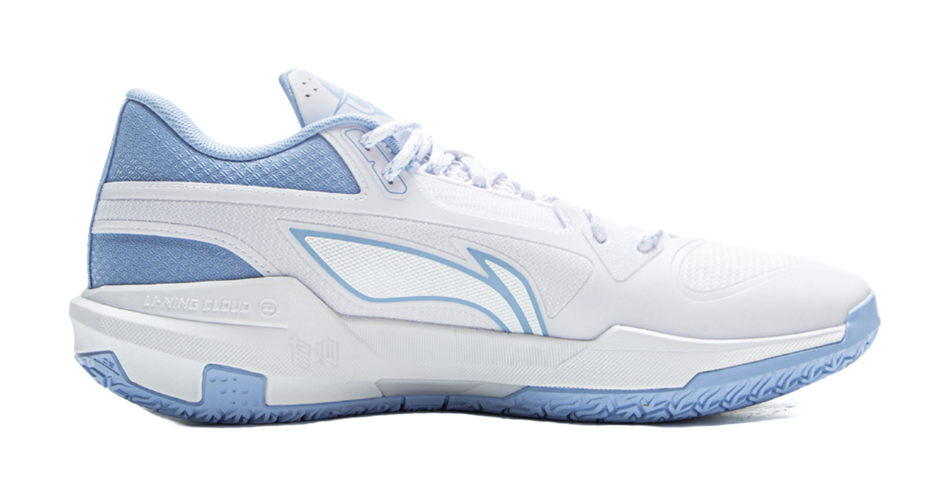 Li Ning Light Speed 3mid Low top Basketball Shoes Mens Standard White Snow Blue